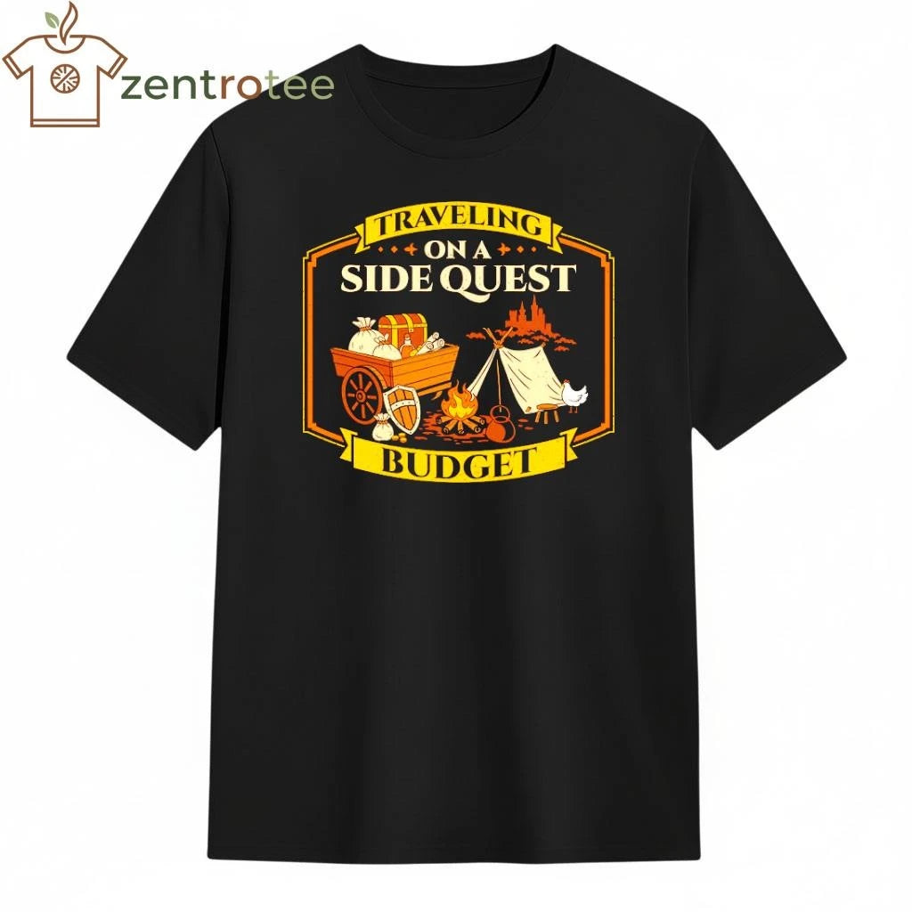 Traveling On A Side Quest Budget tee