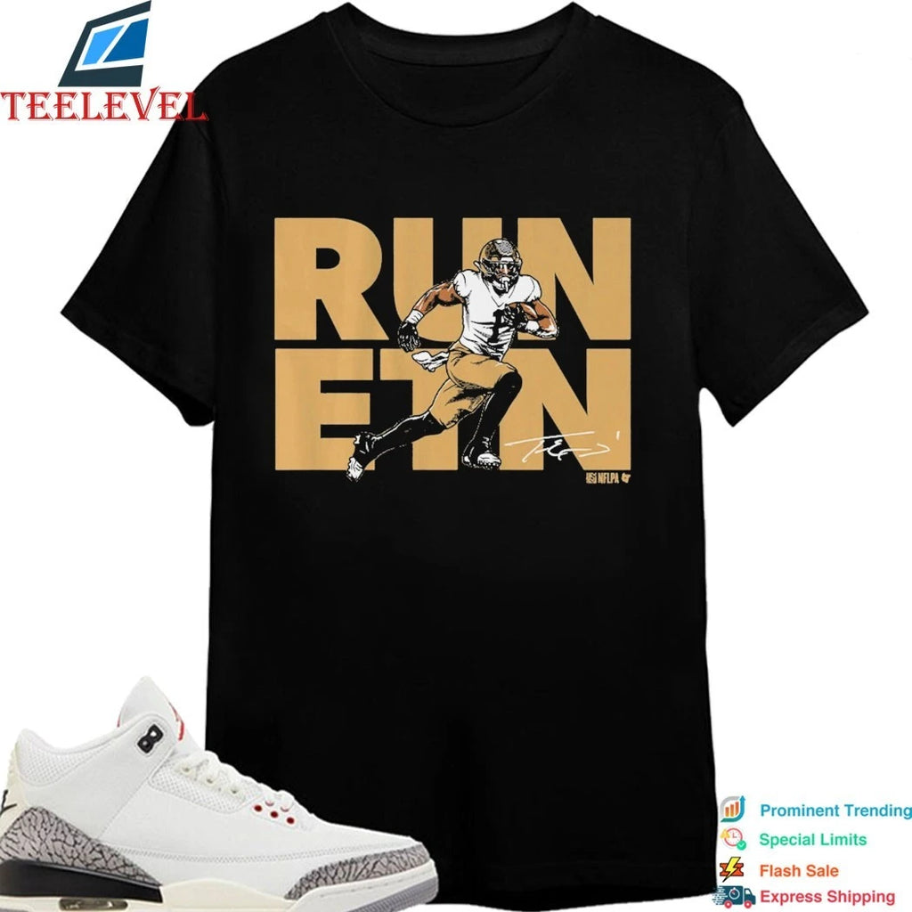 Travis Etienne Run ETN NOLA Shirts