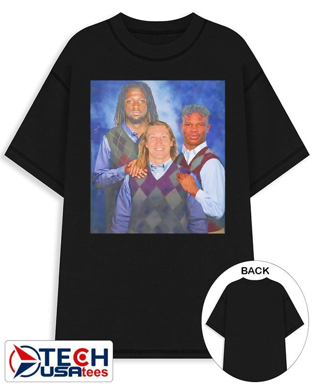 Travis Hunter Trevor Lawrence and Brian Thomas Jr. Step Brothers shirt