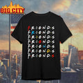 Travis Kelce Wearing Friends The Television Series Shirt