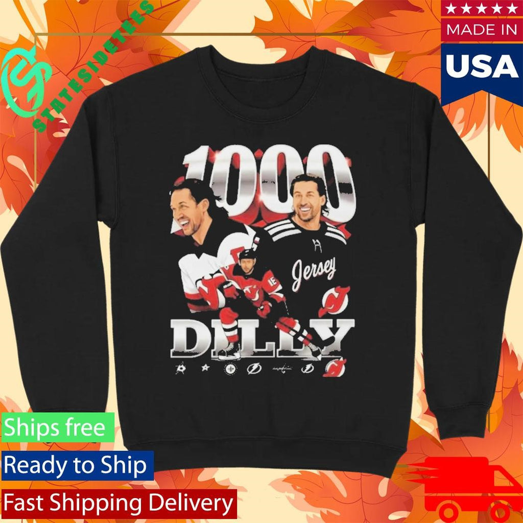 Travis Zajac 1000 Delly Games Shirt