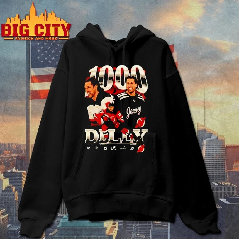Travis Zajac 1000 Games shirt