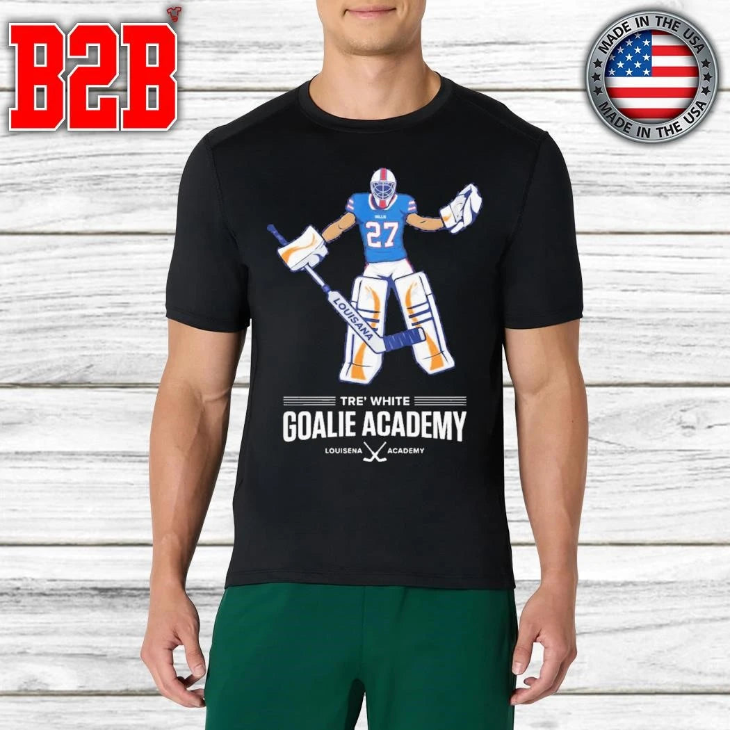 Tre White Goalie Academy Zero Goals Allowed Zero Games Played Shirt