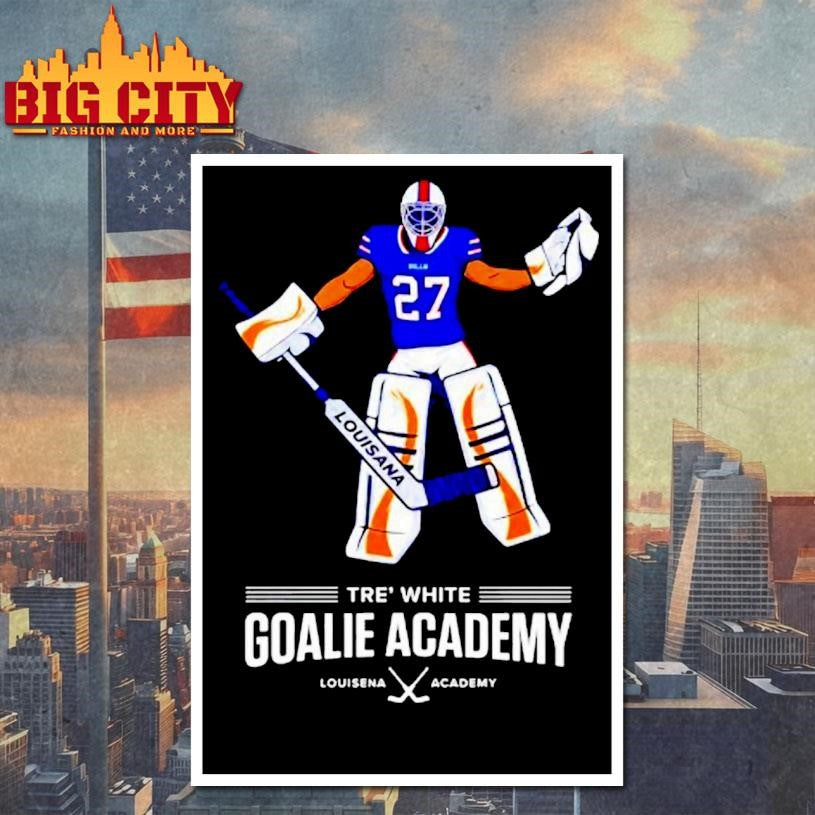 Tre White Goalie Academy Zero Goals Allowed Zero Games Shirt