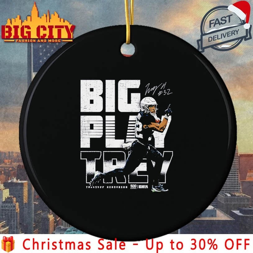 TreVeyon Henderson New England Big Play Trey Shirt