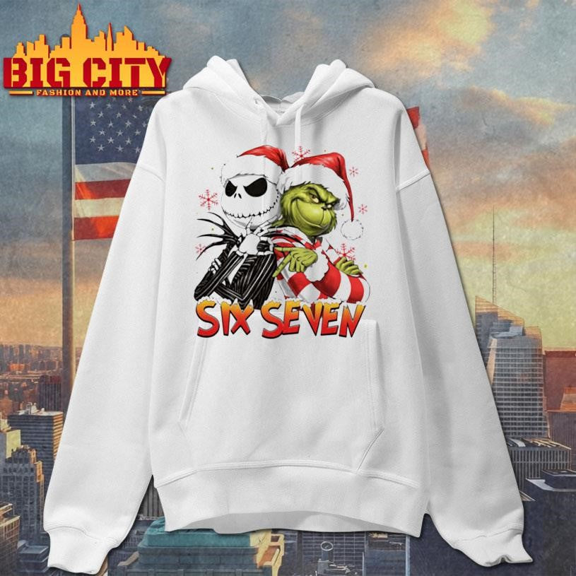 Trending Six Seven Meme Shirt Funny Mean Guy Christmas Shirt 67 Trend Bright Shirt