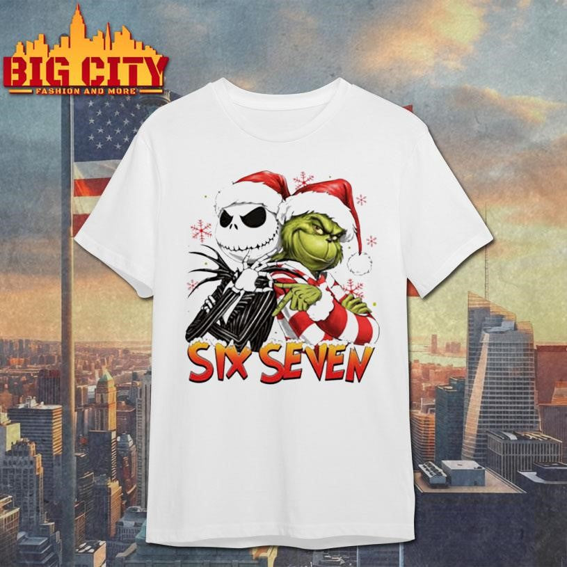 Trending Six Seven Meme Shirt Funny Mean Guy Christmas Shirt 67 Trend Bright Shirt