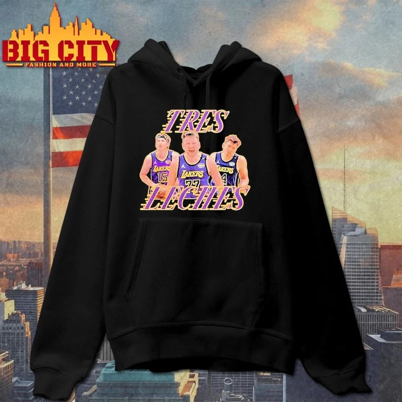Tres Leches Luka Doncic Austin Reaves And Dalton Knecht Los Angeles Lakers shirt