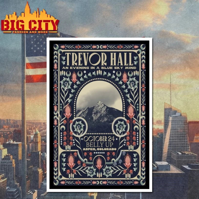Trevor Hall At Belly Up Aspen In Aspen CO On Oct 24 2025 poster Shirt