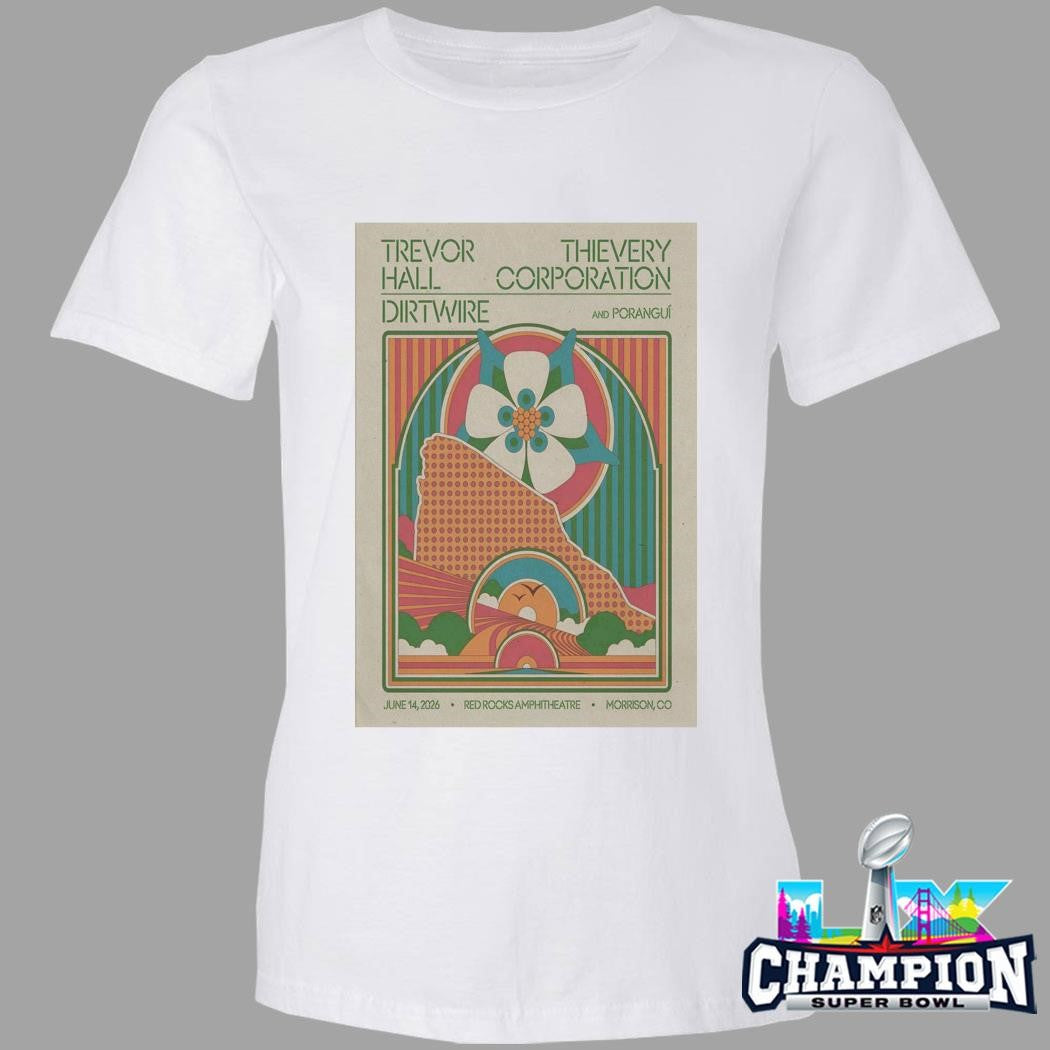 Trevor Hall June 14 2026 Red Rocks Amphitheatre Morrison Co Shirt