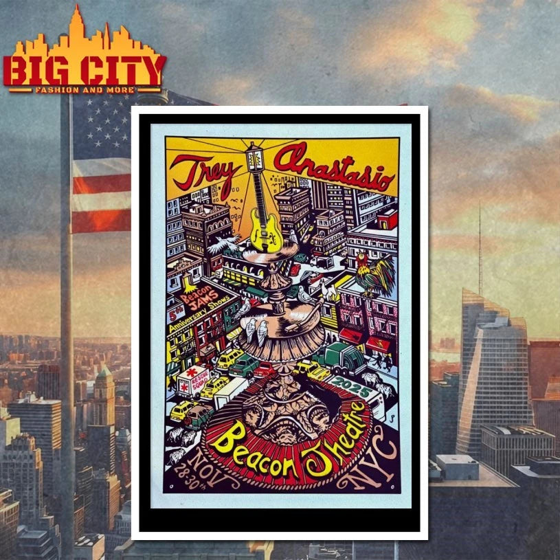 Trey Anastasio Band Nov 28 2025 In New York NY Poster shirt
