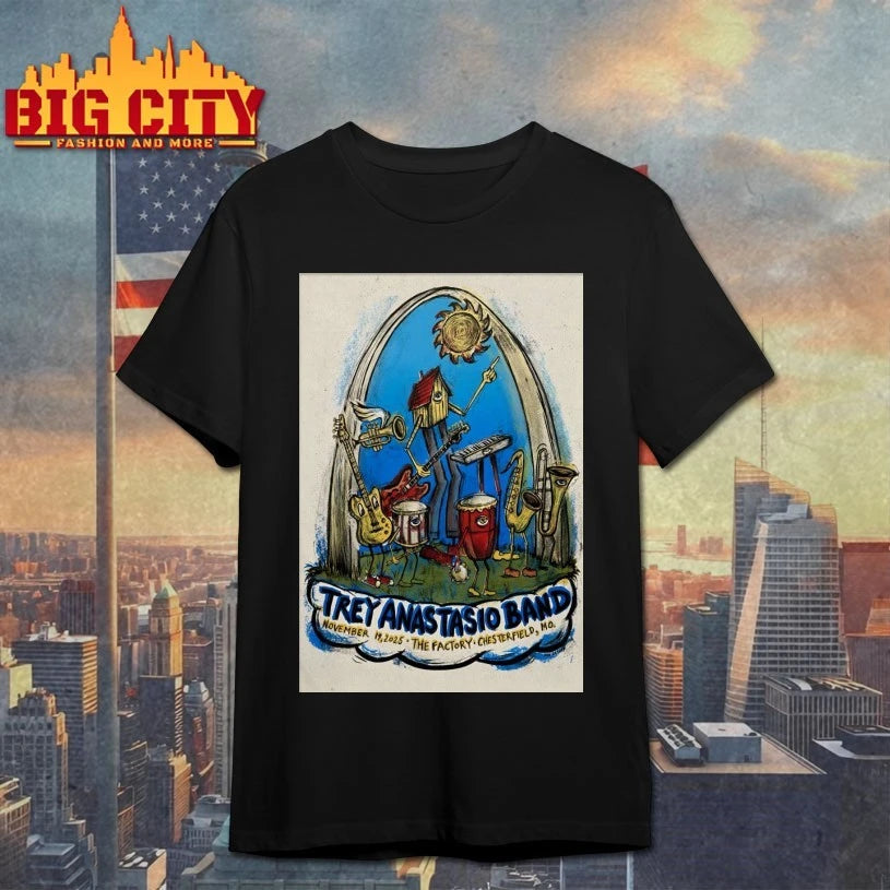 Trey Anastasio Band The Factory Chesterfield MO Nov 19 2025 Poster shirt