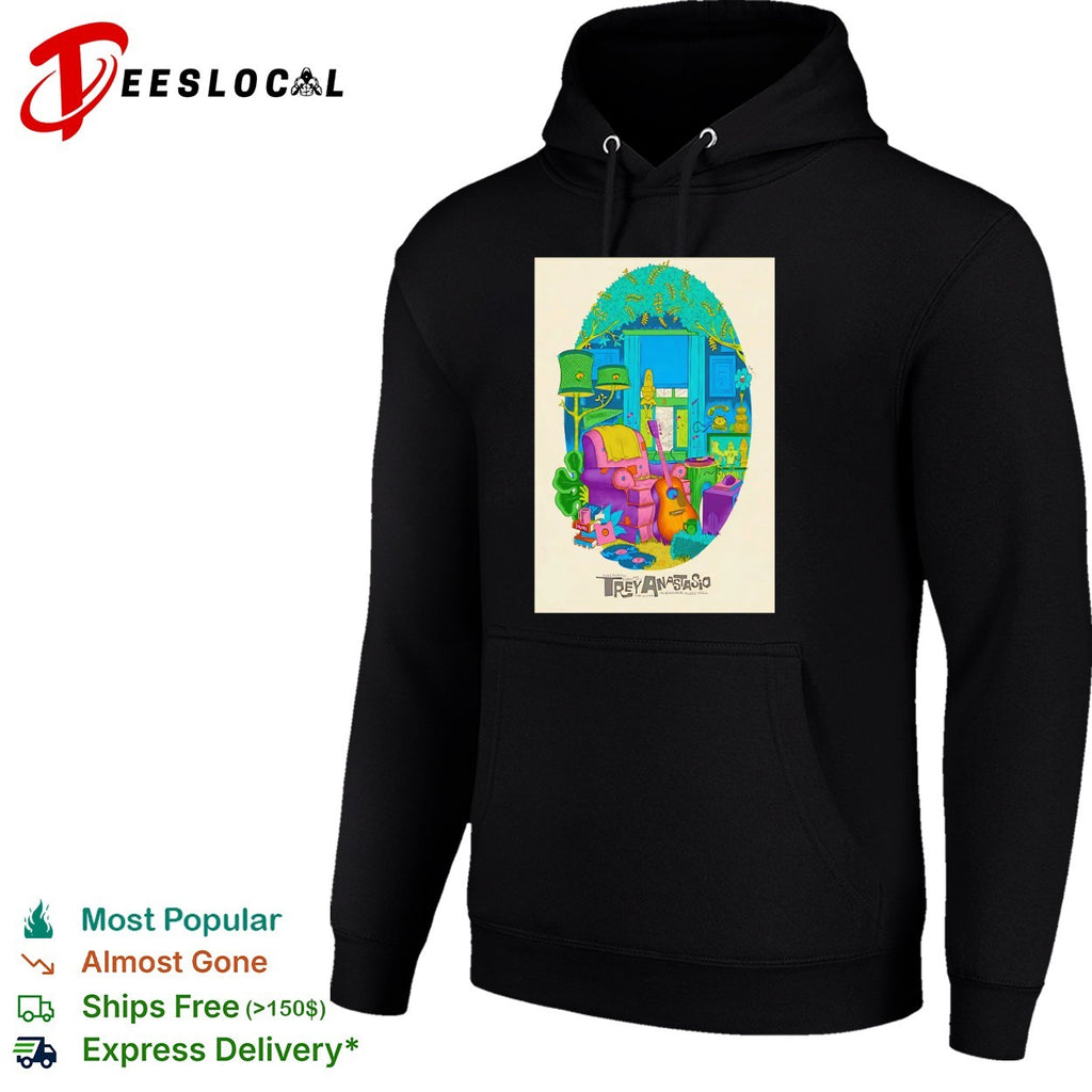 Trey Anastasio illustrated room poster shirt