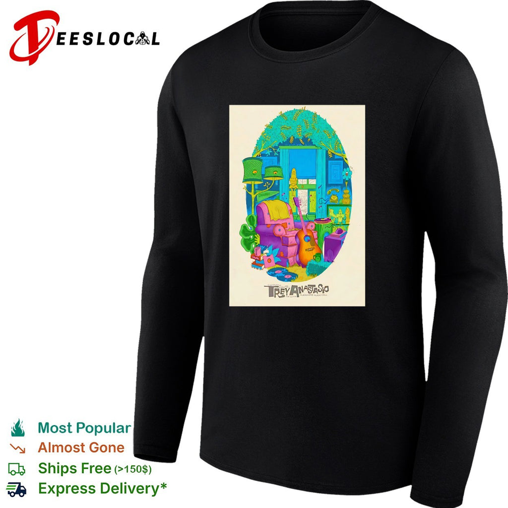 Trey Anastasio illustrated room poster shirt