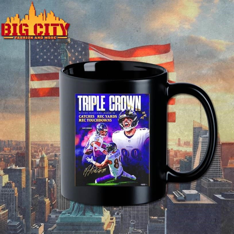 Triple Crown For Mark Andrews Baltimore Ravens 2025 Pro Bowl Shirt