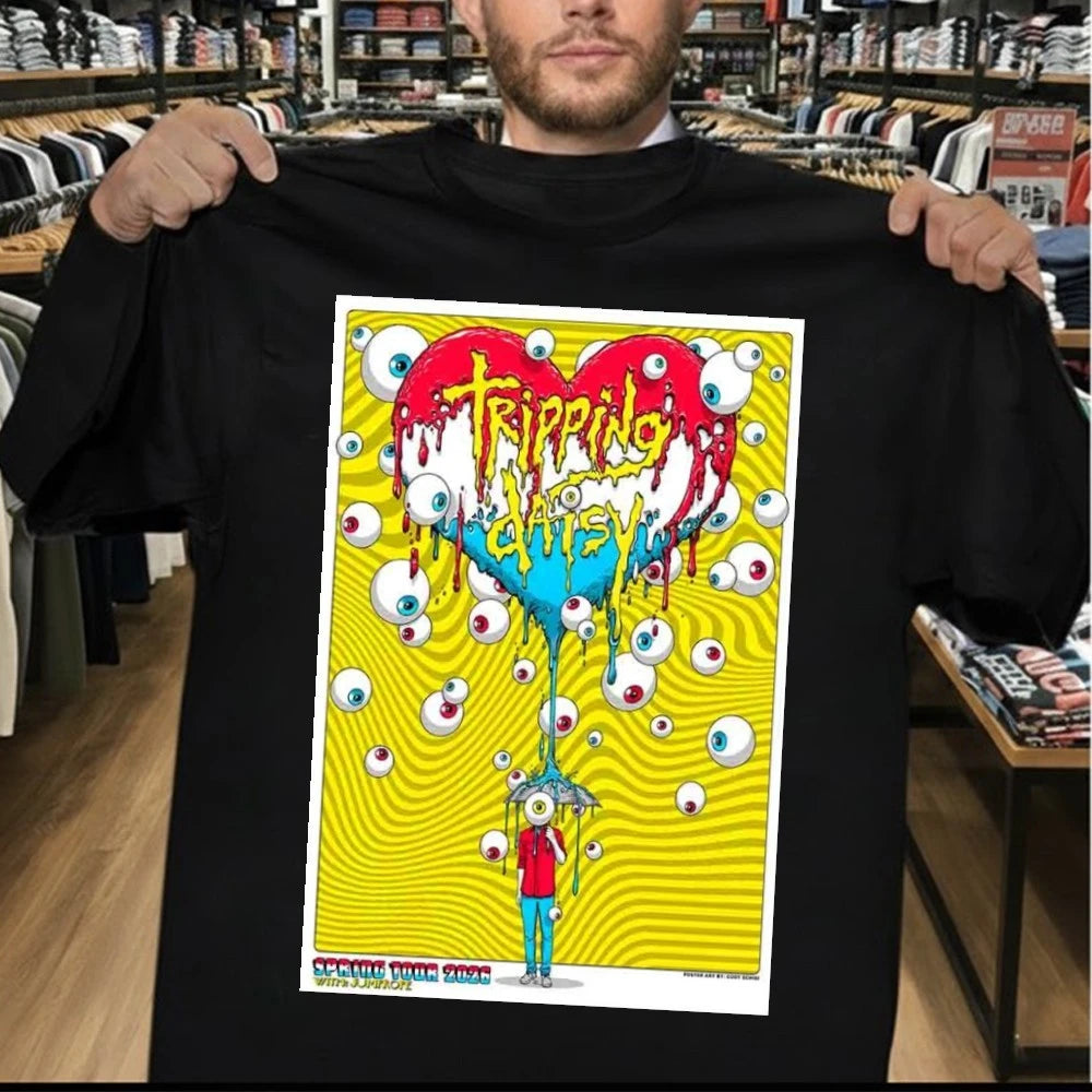 Tripping Daisy Spring Tour 2026 Poster Shirt