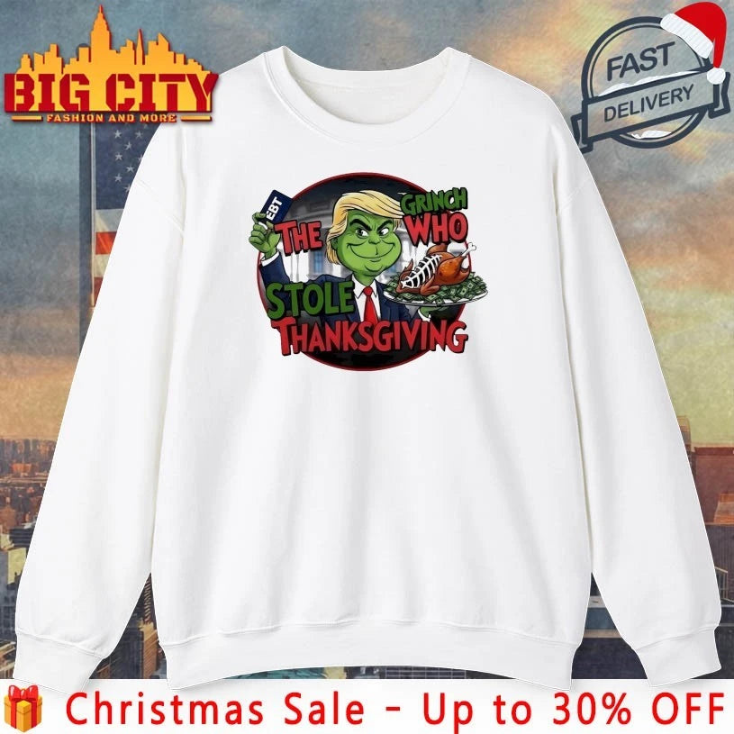 Trmp Stole Grinch Thanksgiving Shirt
