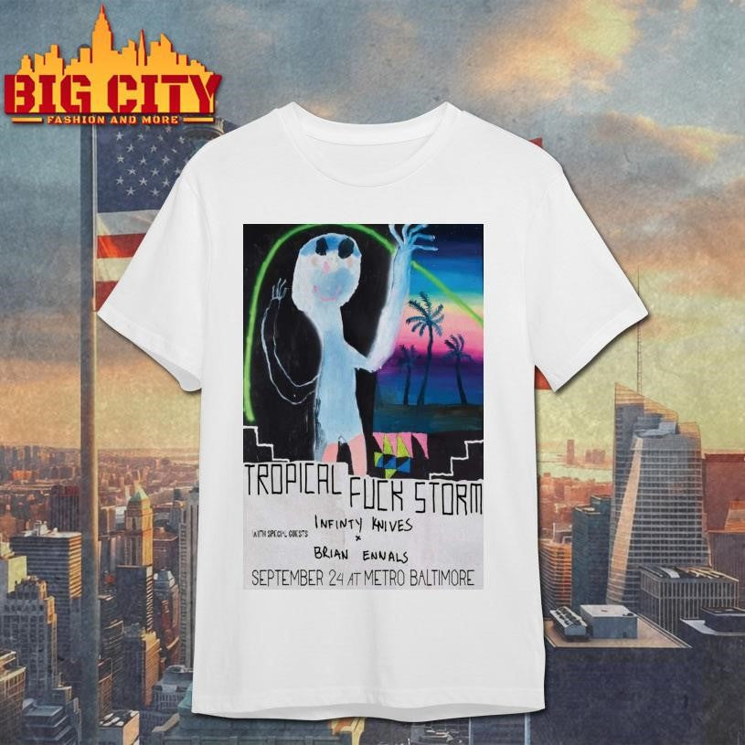 Tropical Fuck Storm Sep 24, 2025 Metro Baltimore, Baltimore, MD Poster Shirt