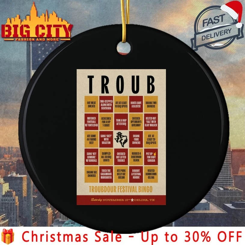 Troubadour Festival Celina TX Tour November 15 2025 Poster Shirt