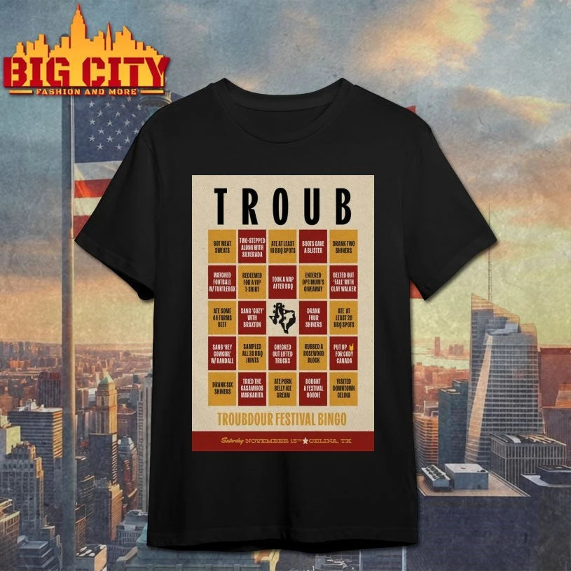 Troubadour Festival Celina TX Tour November 15 2025 Poster Shirt