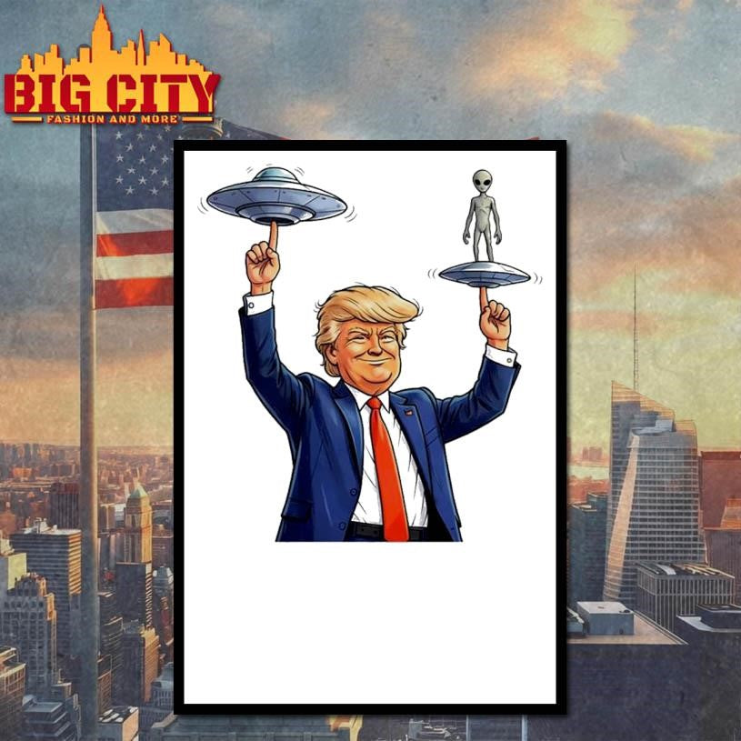 Trump Alien UFO Balancing Shirt