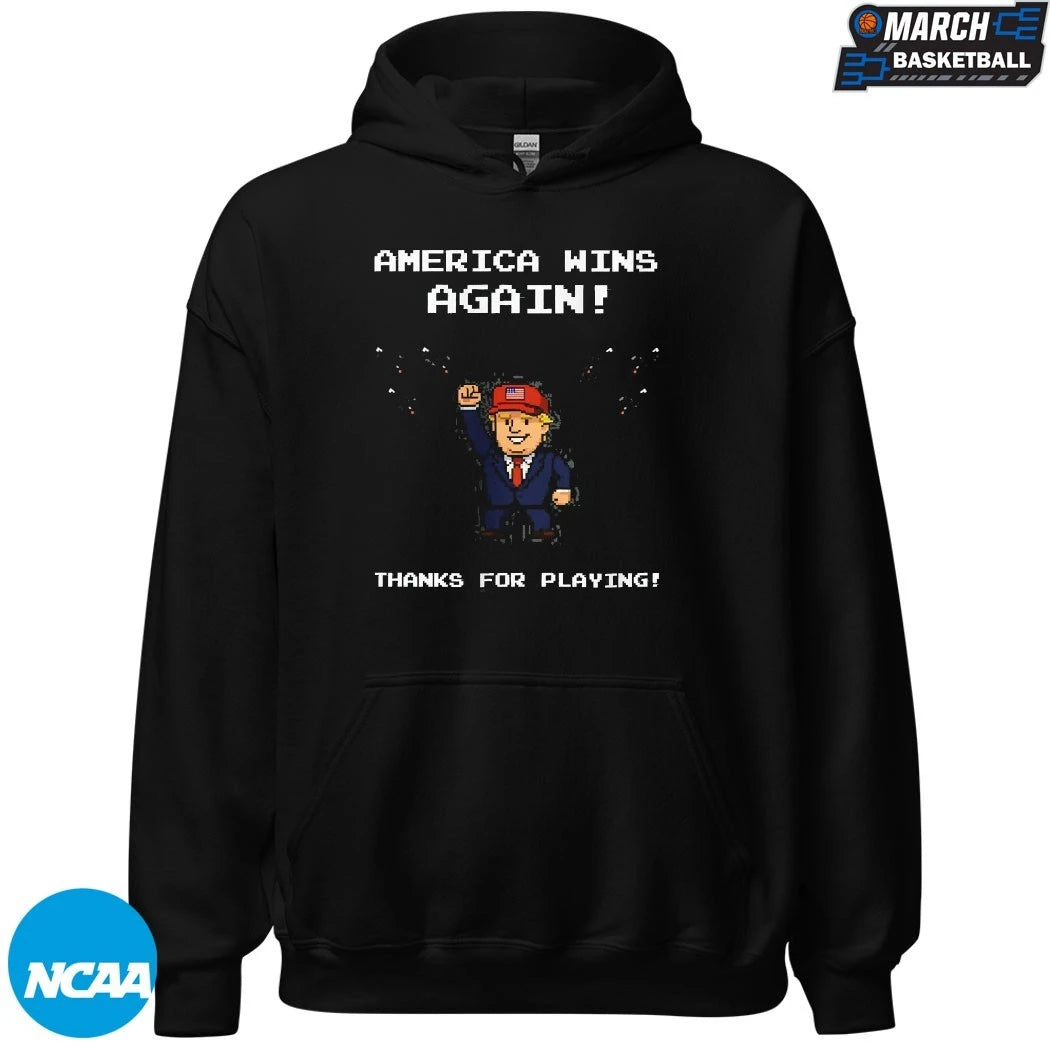 Trump America Wins Again Thanks For Playing Video Game T-Shirts