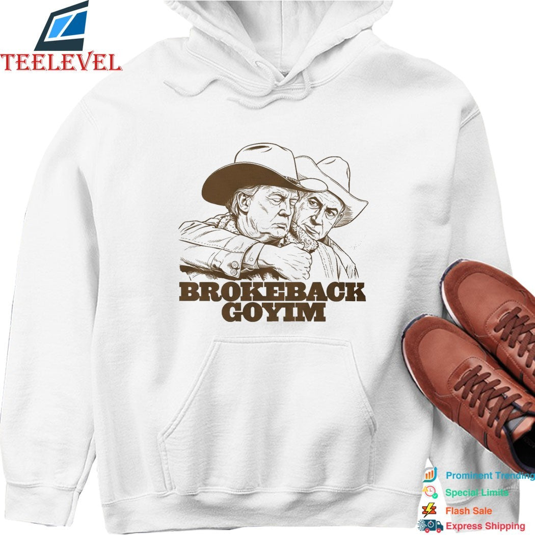 Trump And Netanyahu Cowboy Brokeback Goyim T-Shirts