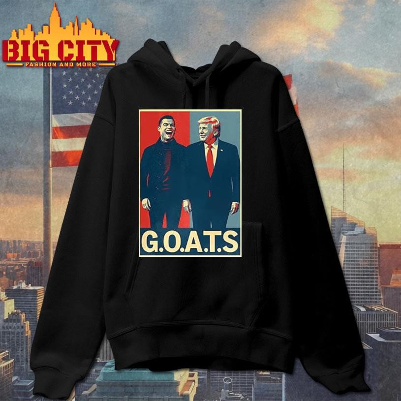 Trump And Ronaldo Goats Dark Shirt