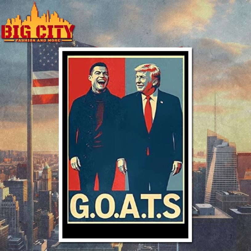 Trump And Ronaldo Goats Dark Shirt