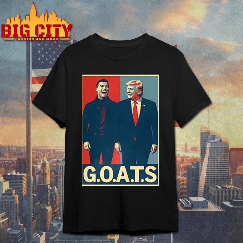 Trump And Ronaldo Goats Dark Shirt