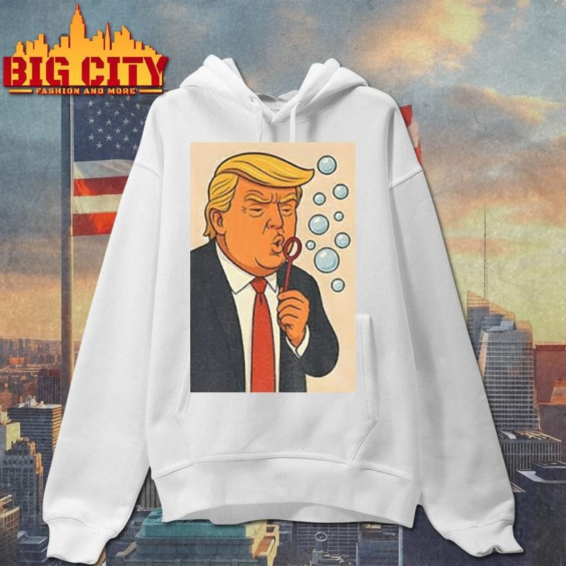 Trump Blowing Bubbles Bubba Bubble Wand shirt