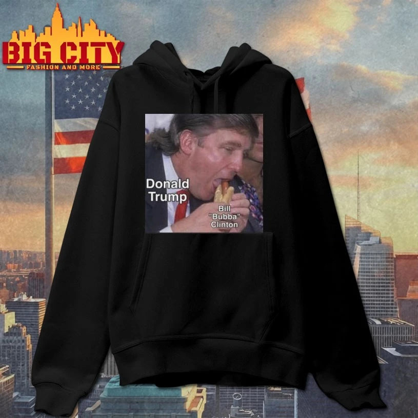 Trump Bubba eat hamburger Bill Bubba Clinton Shirt