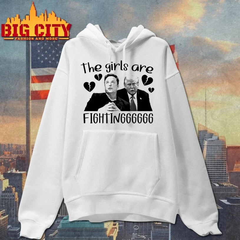 Trump Elon Musk The Girls Are Fighting shirt