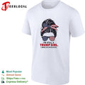Trump I am still a Trump girl i make no apologies patriotic flag design shirt