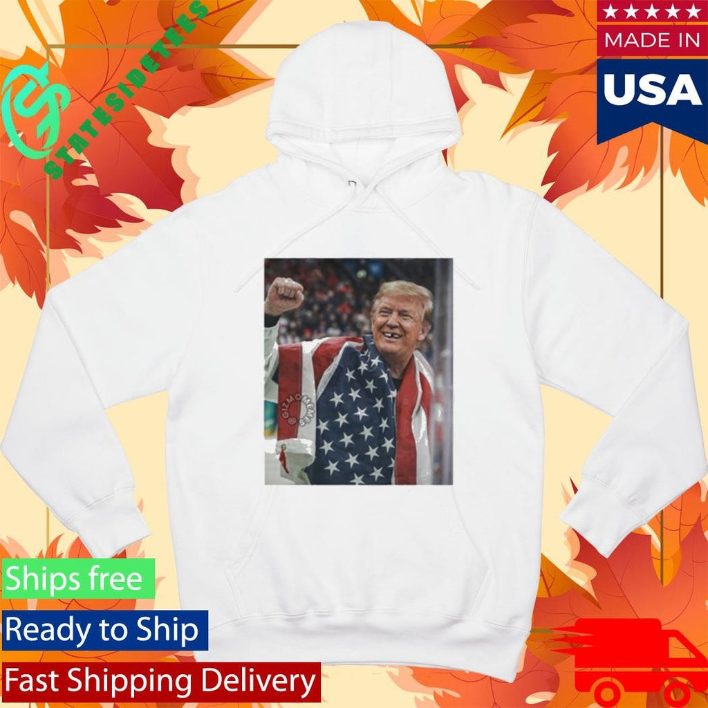 Trump Jack Hughes Champion Tooth Parody Shirt