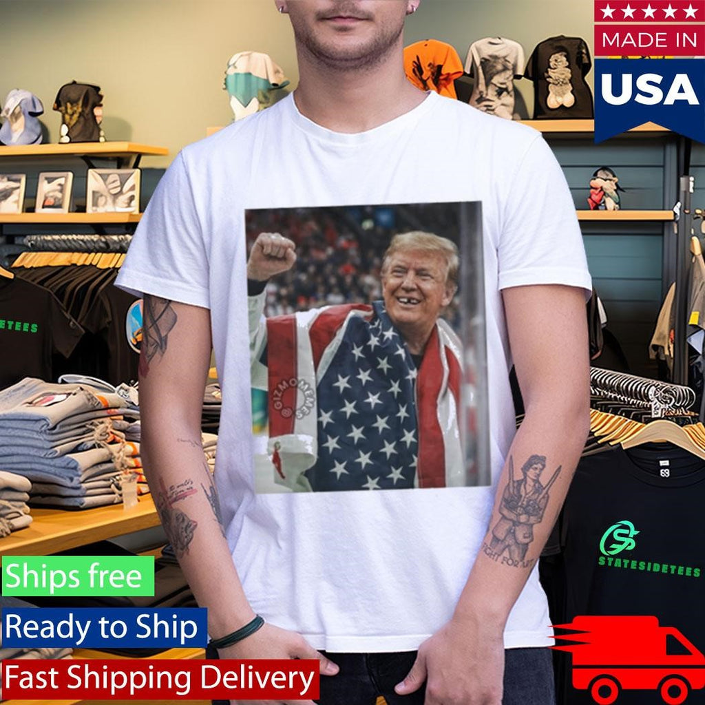 Trump Jack Hughes Champion Tooth Parody Shirt