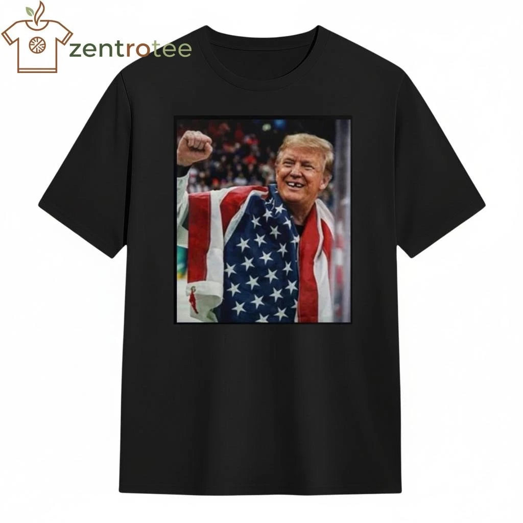Trump Loss Teeth Gold USA Olympic 2026 Wins tee