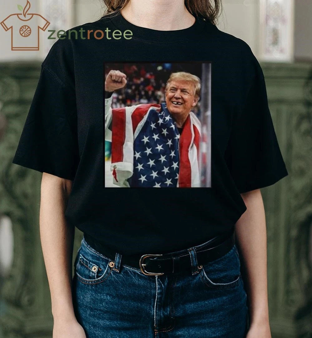 Trump Loss Teeth Gold USA Olympic 2026 Wins tee