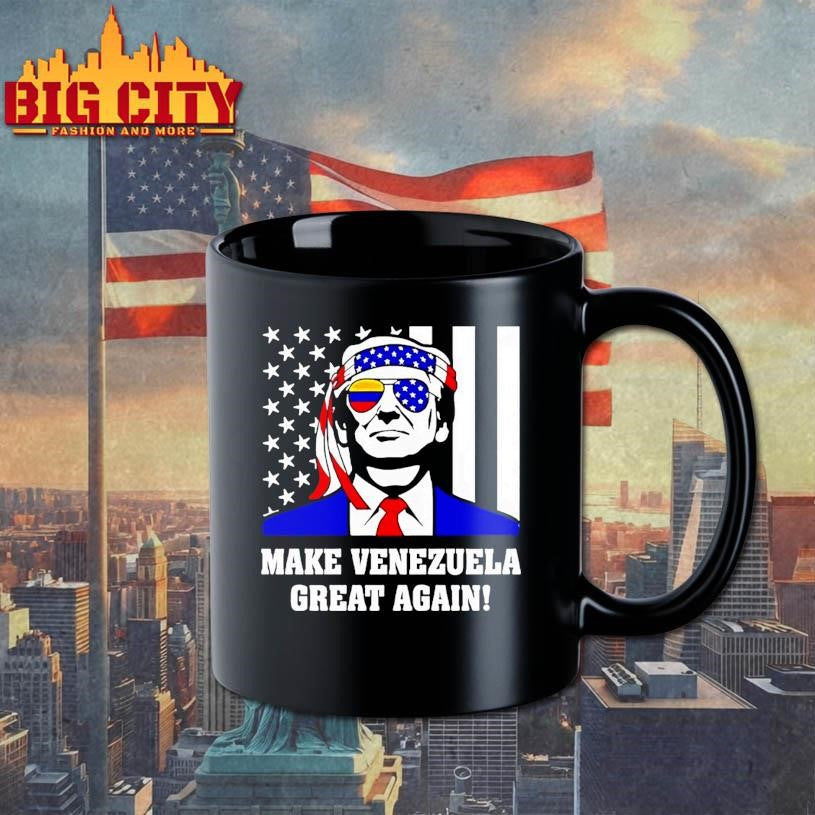 Trump Make Venezuela Great Again Usa Flag Shirt