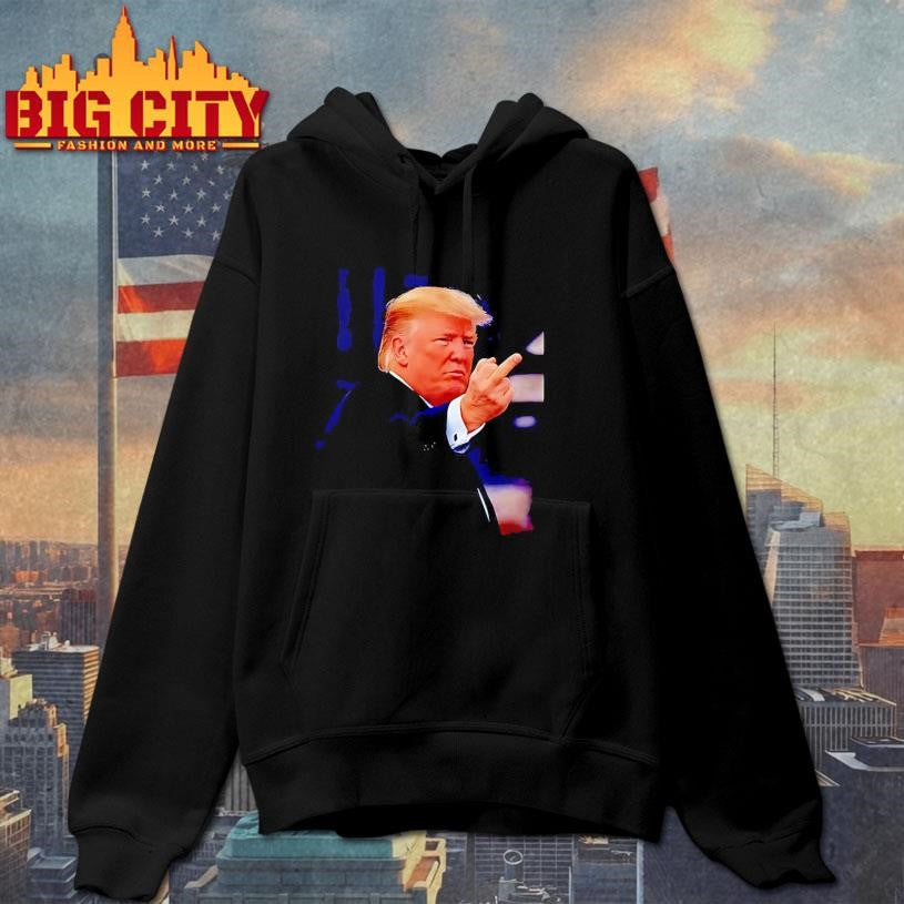 Trump Middle Finger To All The Trump Haters Graphic Shirt
