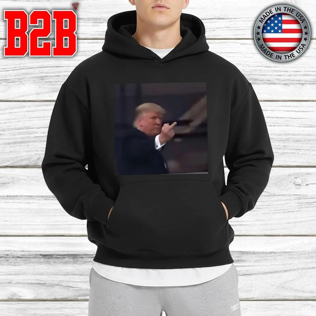 Trump Middle Finger To Ford Worker Shirt