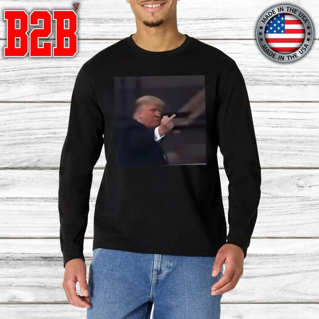 Trump Middle Finger To Ford Worker Shirt