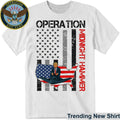 Trump Retro USA Flag Operation Midnight Hammer We The People Patriotic Shirt
