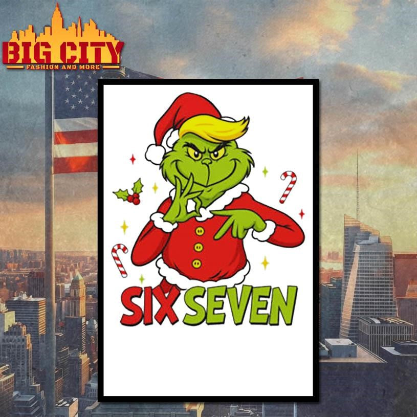 Trump Six Seven MAGA Meme Christmas Shirt
