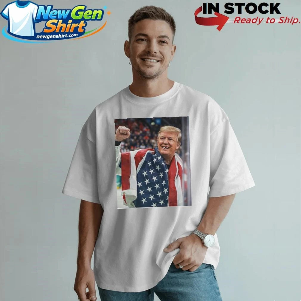 Trump Teeth Gold Usa Olympics Win Shirt