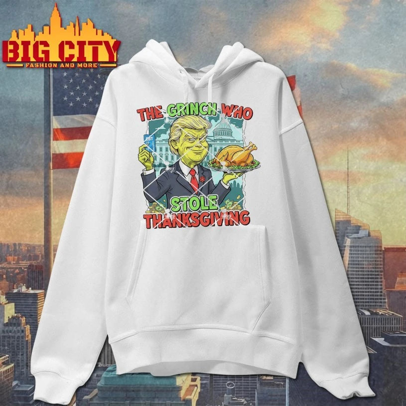 Trump The Grinch Who Stole Thanksgiving 2025 Ebt Shirt