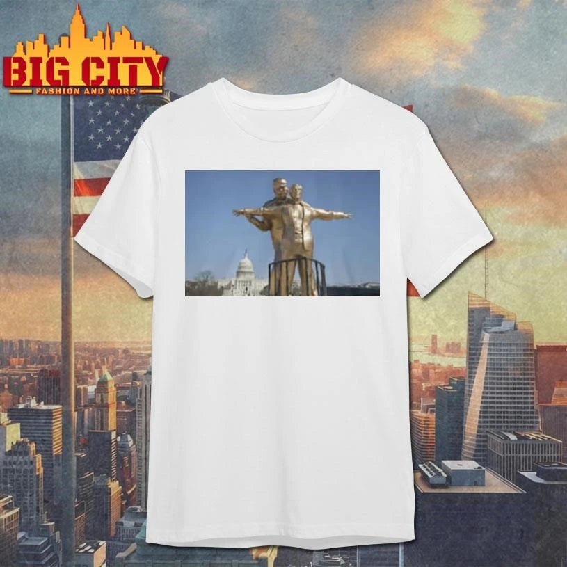 Trump and Epstein Titanic Statue Shirt