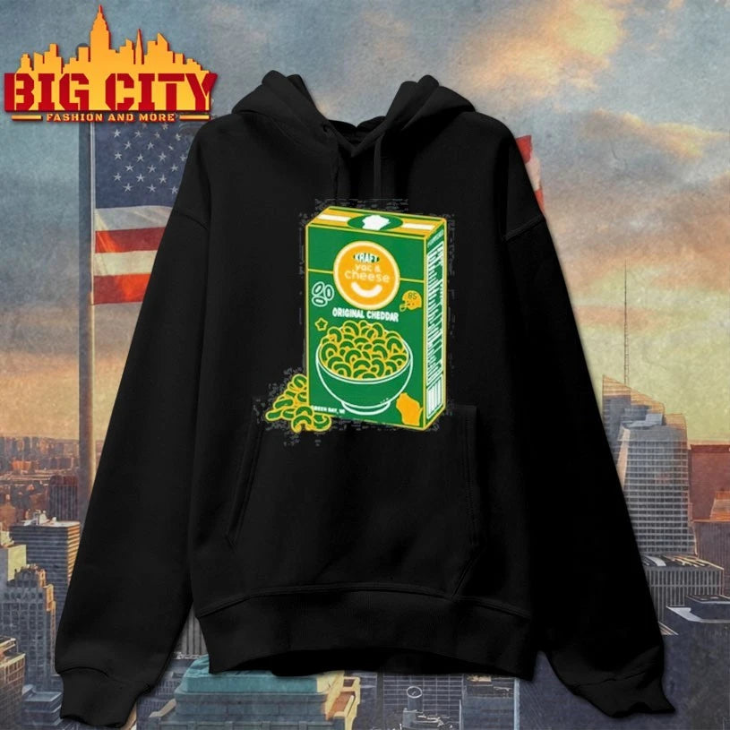 Tucker Kraft Green Bay Packers Yac and Cheese original cheddar shirt