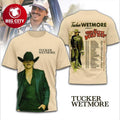 Tucker Wetmore Tour The Brunette World Tour 2025 Two Sided Shirt