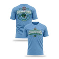 Tulane American Football Champions 2025 Roll Wave Logo And Helmet Shirt